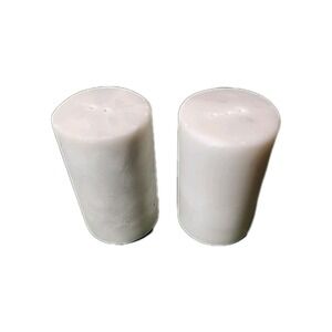 Set of  Marble Salt & Pepper Shakers 3" Tall